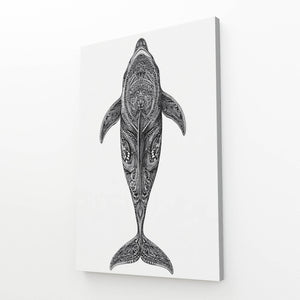 Minimalist Dolphin Wall Art
