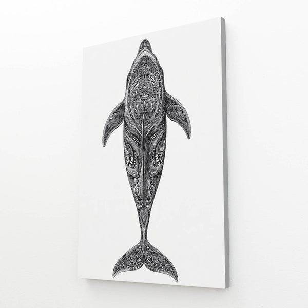 Minimalist Dolphin Wall Art