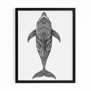 Minimalist Dolphin Wall Art