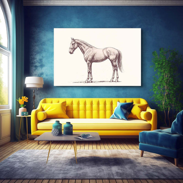 Minimalist Horse Wall Art