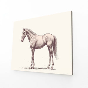 Minimalist Horse Wall Art