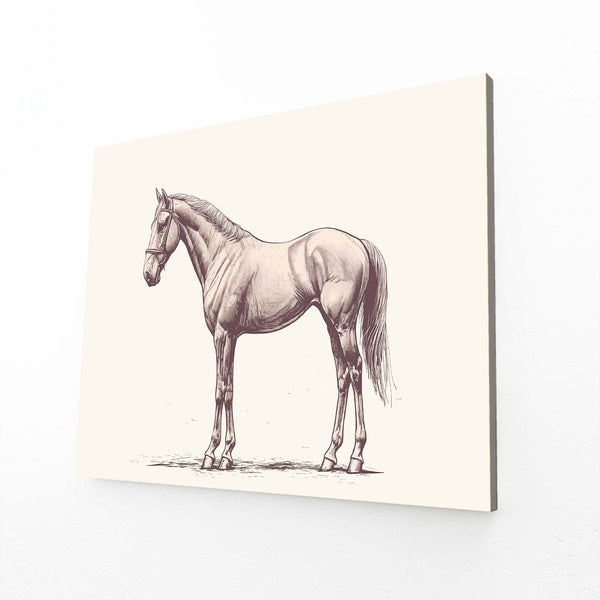 Minimalist Horse Wall Art
