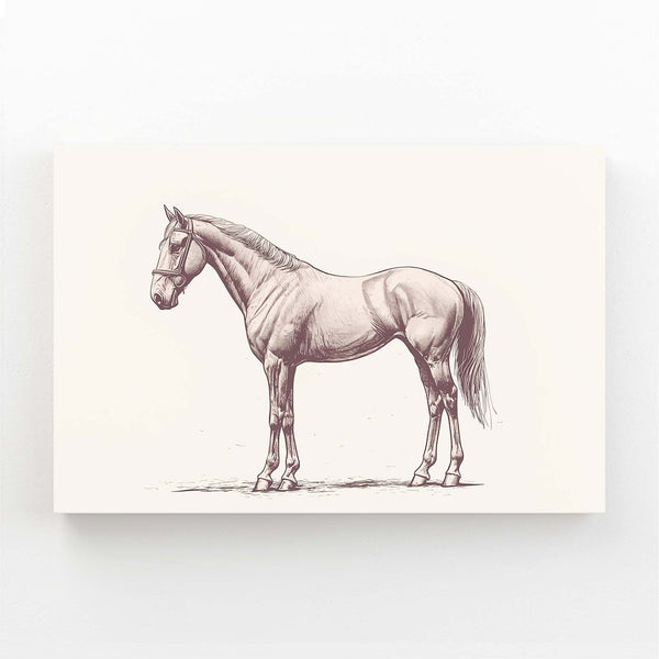 Minimalist Horse Wall Art