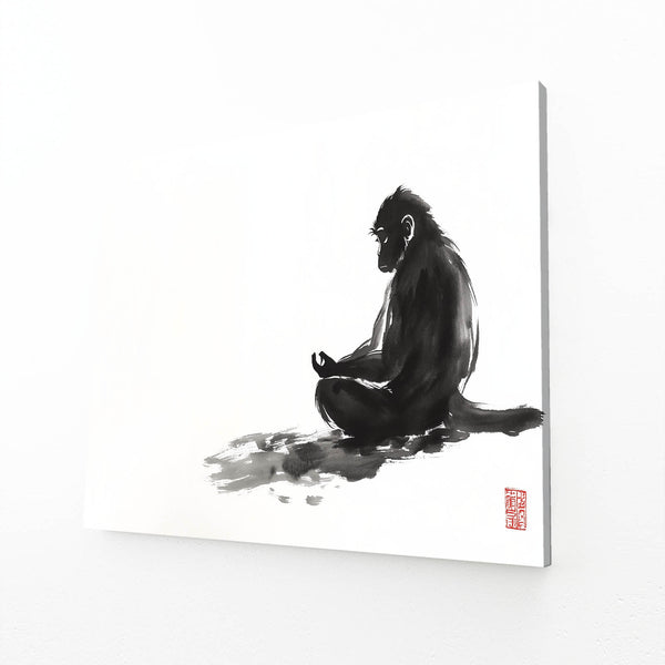Minimalist Monkey Art