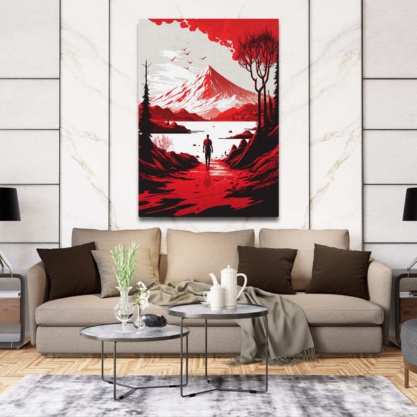 Minimalist Mountain Wall Art | MusaArtGallery™