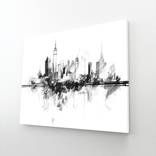 Minimalist Wall Art in Black and White | MusaArtGallery™