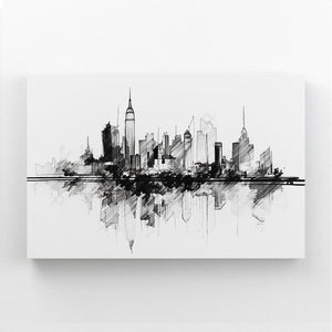 Minimalist Wall Art in Black and White | MusaArtGallery™