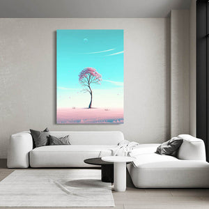 Minimalist Wall Art Pink | MusaArtGallery™