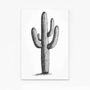 Minimalistic Cactus Wall Art