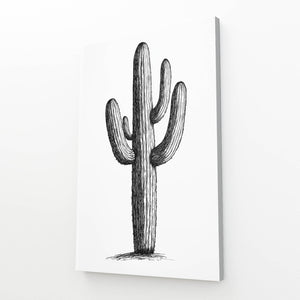 Minimalistic Cactus Wall Art