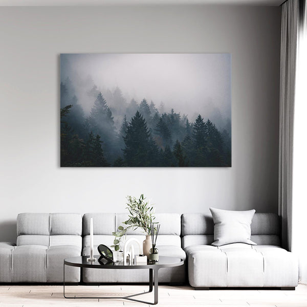 Misty Forest Tree Art | MusaArtGallery™