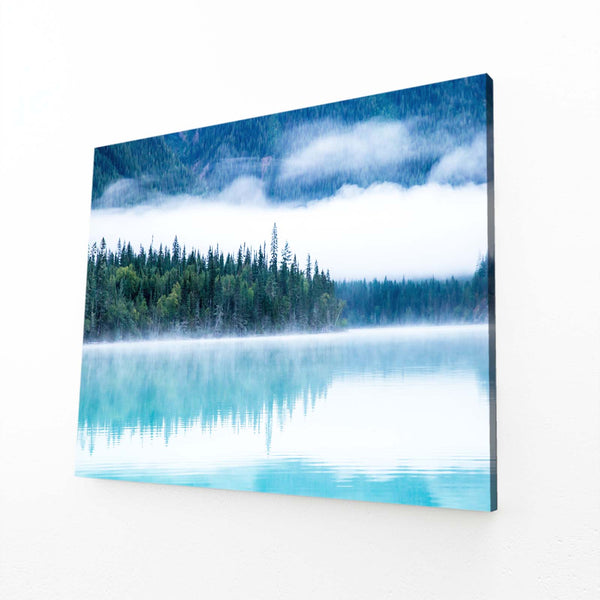 Misty Lake Tree Art | MusaArtGallery™