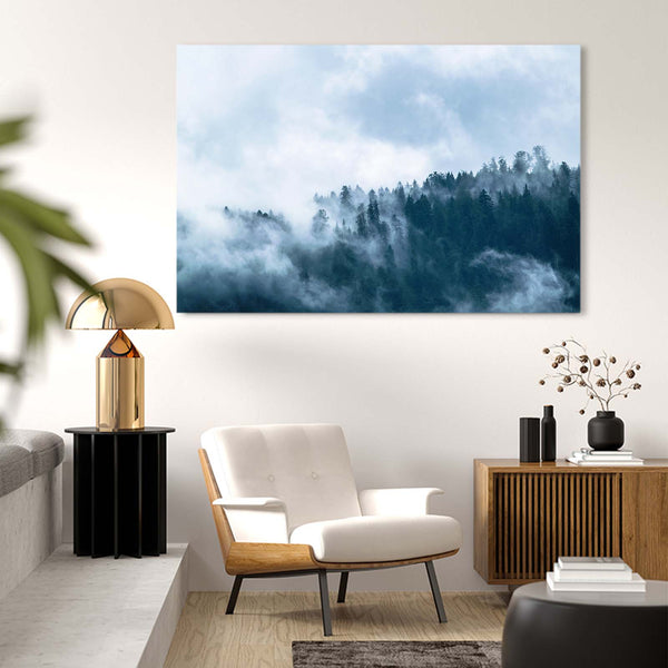 Misty Mountains Tree Art | MusaArtGallery™