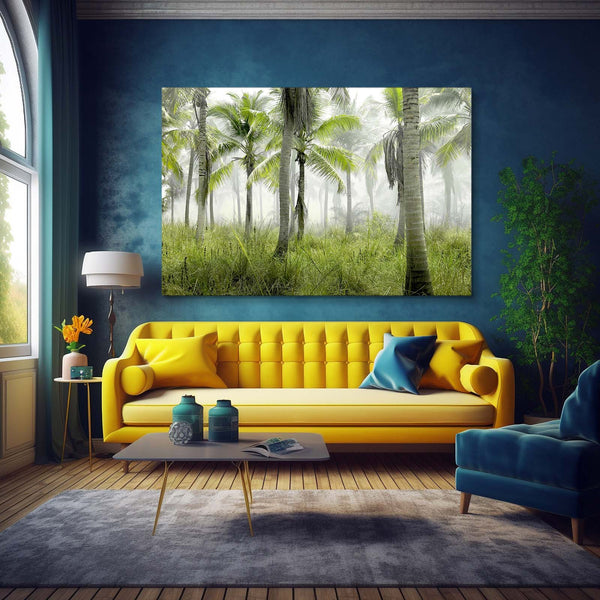 Misty Palms Tree Art | MusaArtGallery™