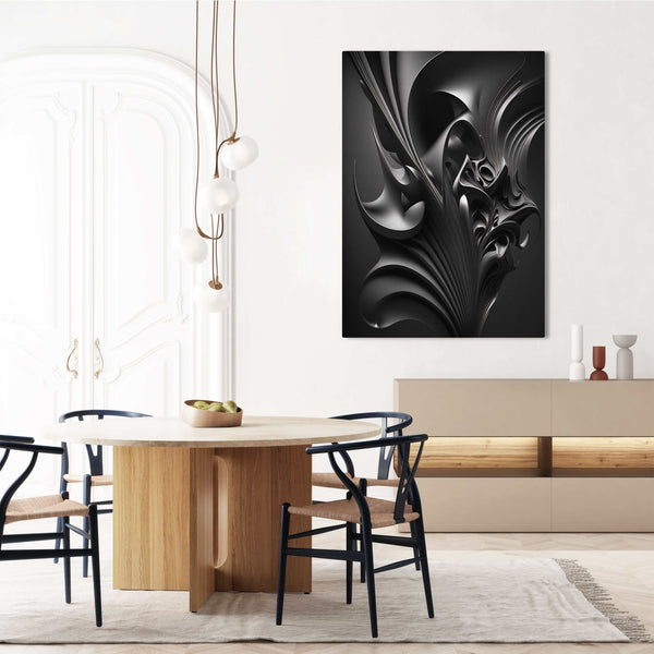Modern Abstract Art Black | MusaArtGallery™ 