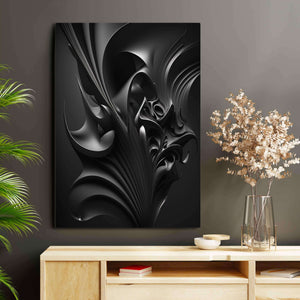 Modern Abstract Art Black | MusaArtGallery™ 