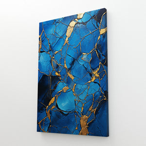 Modern Abstract Art Blue | MusaArtGallery™ 
