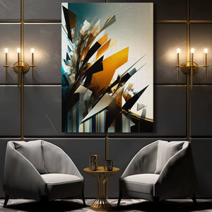 Modern Abstract Art Canvas Large | MusaArtGallery™ 