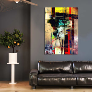 Modern Abstract Art Colored | MusaArtGallery™ 