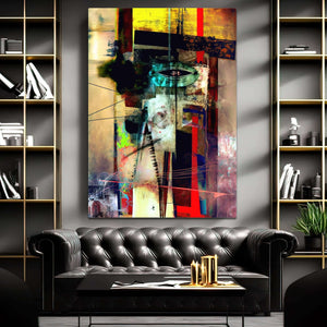 Modern Abstract Art Colored | MusaArtGallery™ 