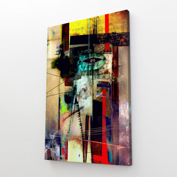 Modern Abstract Art Colored | MusaArtGallery™ 