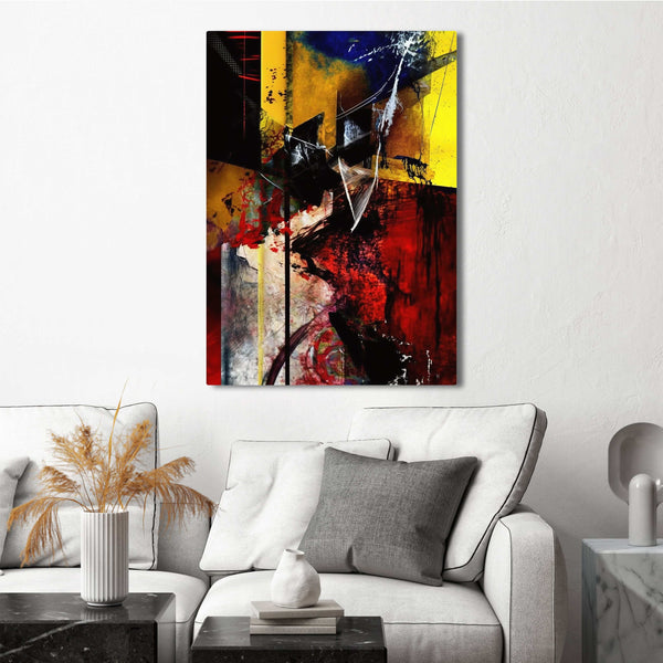Modern Abstract Art Red | MusaArtGallery™ 