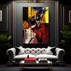 Modern Abstract Art Red | MusaArtGallery™ 