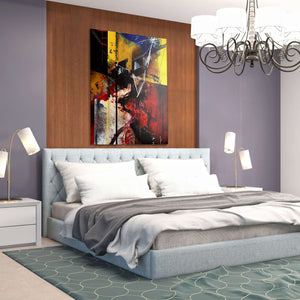 Modern Abstract Art Red | MusaArtGallery™ 