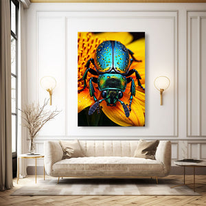 Modern Abstract Beetle Wall Art | MusaArtGallery™