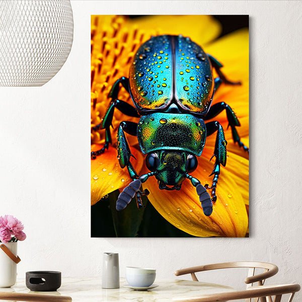Modern Abstract Beetle Wall Art | MusaArtGallery™