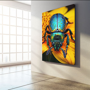 Modern Abstract Beetle Wall Art | MusaArtGallery™
