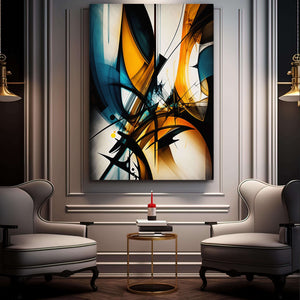 Modern Abstract Wall Art Canvas | MusaArtGallery™ 