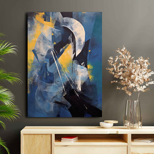 Modern Art Abstract Blue Canvas | MusaArtGallery™