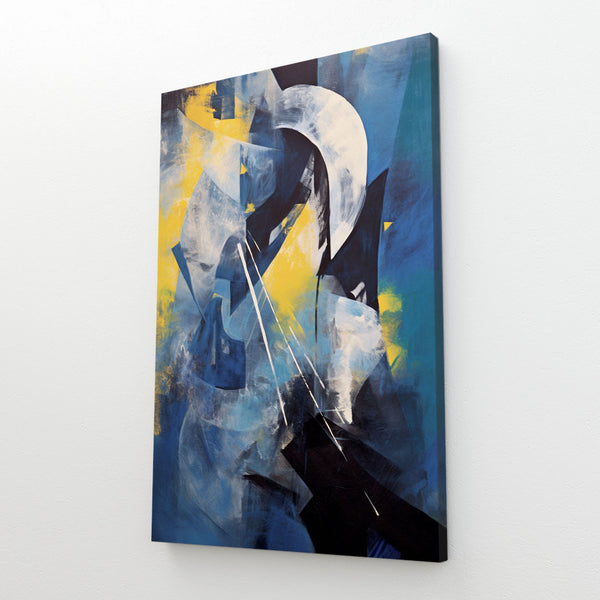 Modern Art Abstract Blue Canvas | MusaArtGallery™