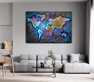 Modern Art Large World | MusaArtGallery™