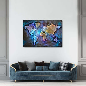 Modern Art Large World | MusaArtGallery™