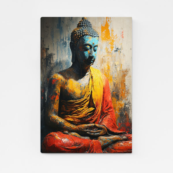 Modern Buddha Abstract Wall Art | MusaArtGallery™