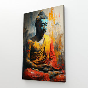 Modern Buddha Abstract Wall Art | MusaArtGallery™