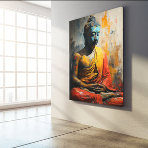 Modern Buddha Abstract Wall Art | MusaArtGallery™