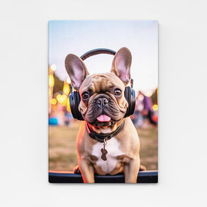 Modern Bulldog Wall Art Abstract | MusaArtGallery™