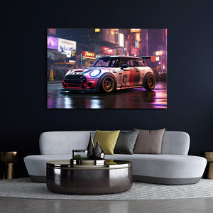 Modern Car Colorful Wall Art | MusaArtGallery™