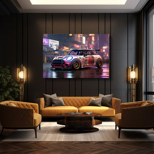 Modern Car Colorful Wall Art | MusaArtGallery™