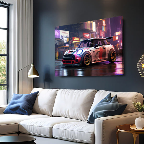 Modern Car Colorful Wall Art | MusaArtGallery™