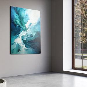 Modern Blue Abstract Art | MusaArtGallery™
