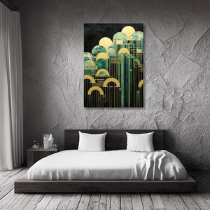 Modern Geometric Abstract Art Canvas | MusaArtGallery™