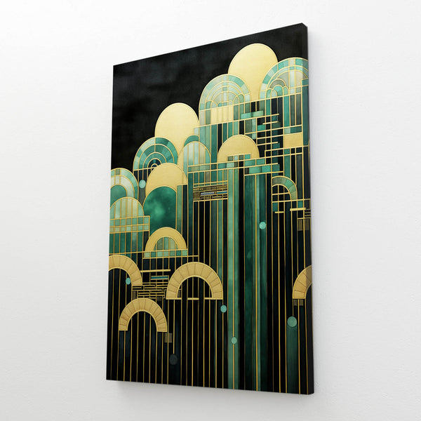 Modern Geometric Abstract Art Canvas | MusaArtGallery™