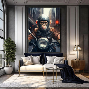 Modern Last Motorcycle Supper Wall Art | MusaArtGallery™