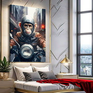Modern Last Motorcycle Supper Wall Art | MusaArtGallery™