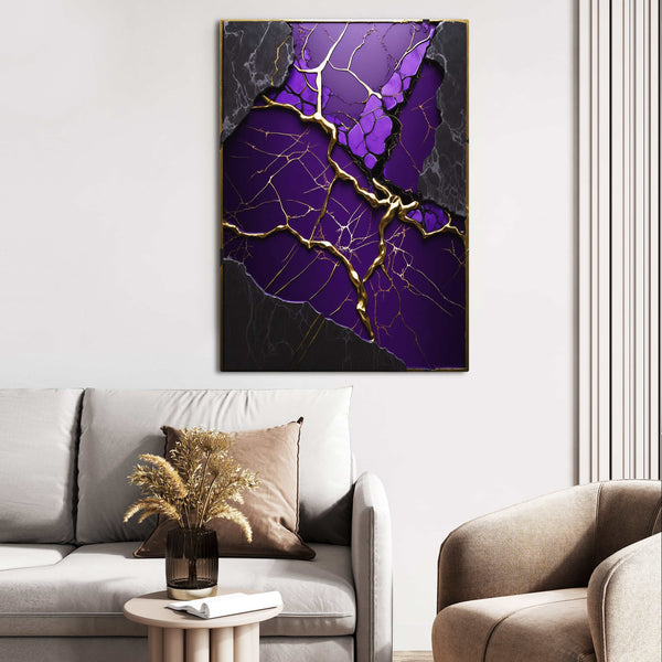 Modern Purple Abstract Art | MusaArtGallery™ 