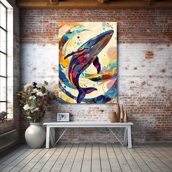 Modern Whale Art | MusaArtGallery™